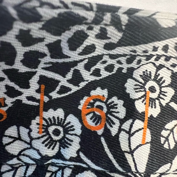 Talbots Black and White Floral Women Shorts - Picture 5 of 7